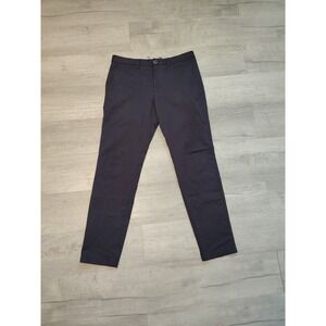 Perk Pants Mens 31x30 Blue Slim Fit Stretch Chino Casual Flat Front Lightweight